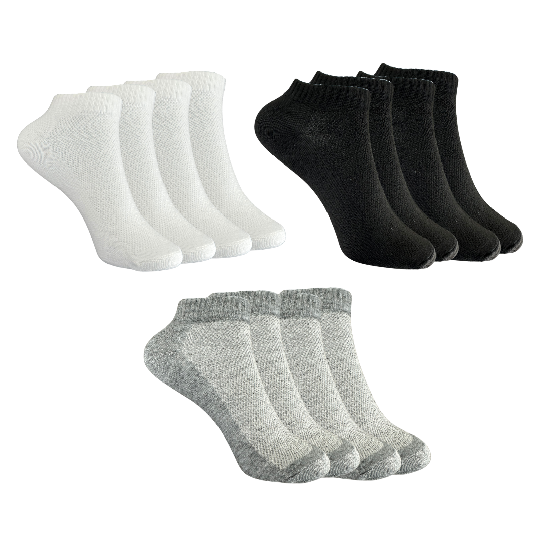Low Cut Summer Solid Casual Breathable Socks (6 Pairs per Pack) – Joyful  Fashion